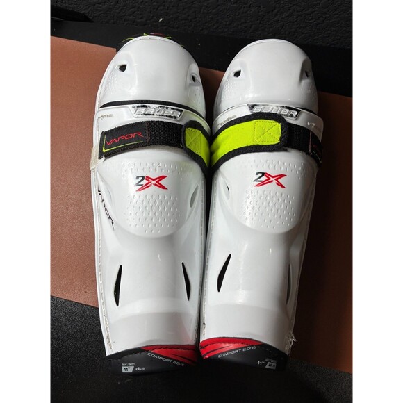 Bauer Vapor 2X Ice Hockey Shin Guards - JUNIOR - Picture 1 of 5